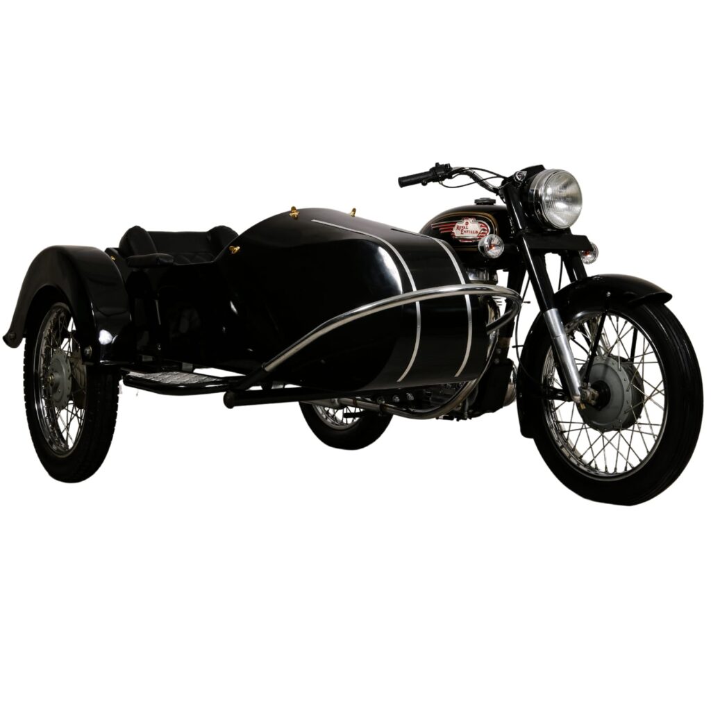 Motorcycle With Sidecar 