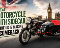 Motorcycle With Sidecar in the UK