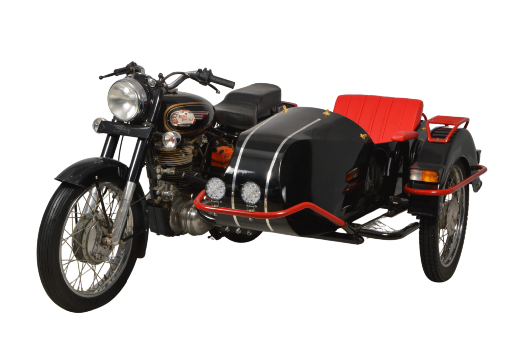 Motorcycle With Sidecar in the UK